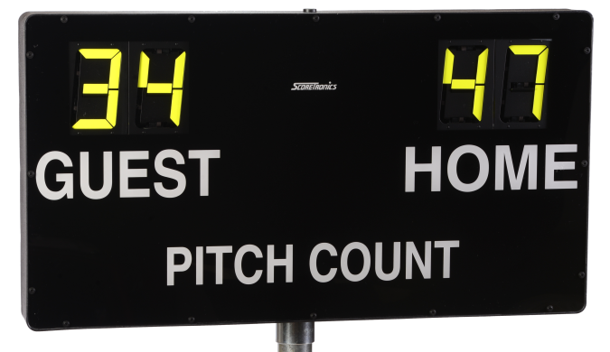 Portable Pitch Count Display